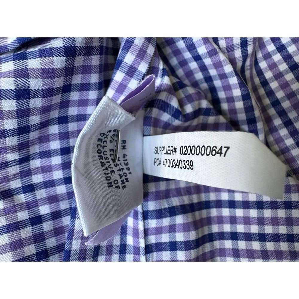 Polo Ralph Lauren Mens Medium Plaid Button Down Shirt Lightweight Performance - Picture 6 of 7